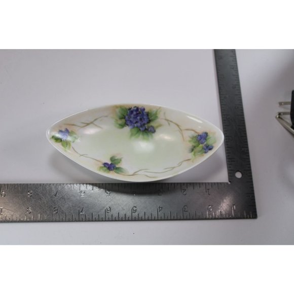 Alka Kunst Bavaria Sauce Dish Trinket Blueberry Blueberries Germany 55058 - Picture 3 of 5